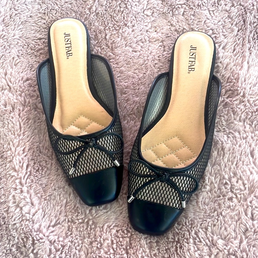JustFab Esme Slide Flats